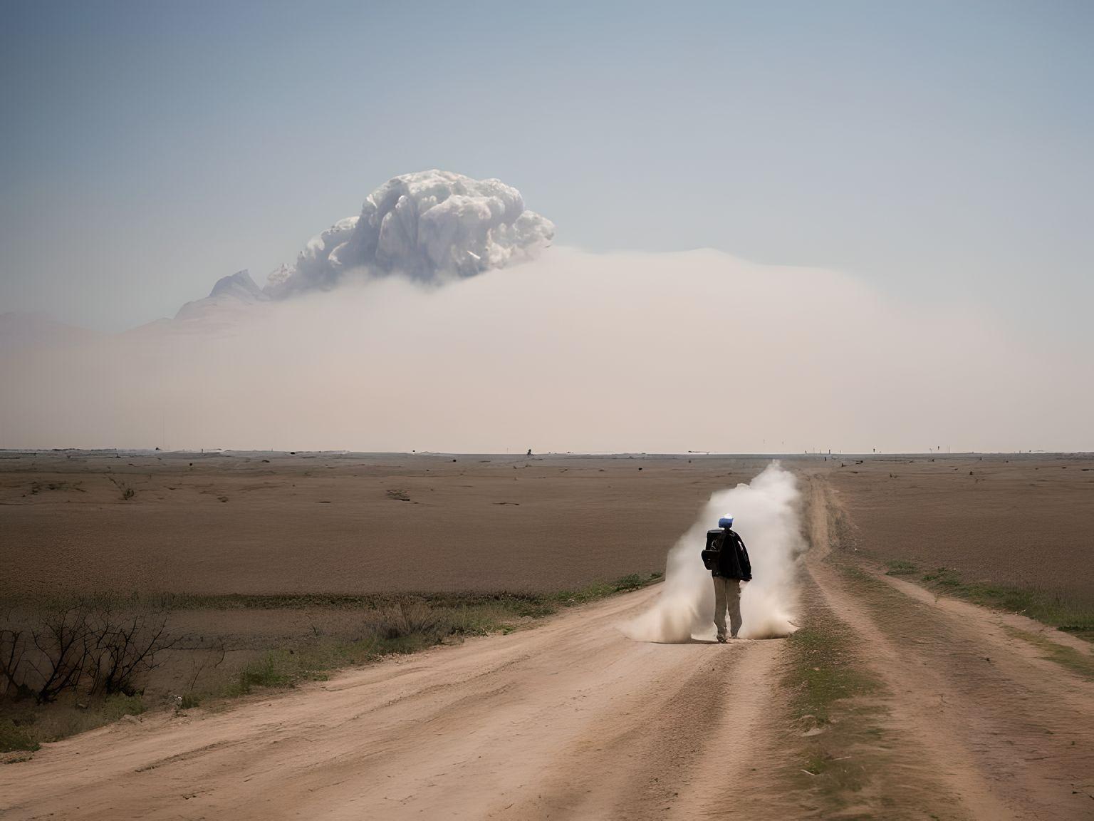Footsteps Tracing A Dusty Journey | by Robert G. Longpré [he / him ...